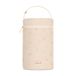 Miniland Thermibag Sac isotherme double pour thermos et biberons, sac de transport avec poignée, pour 2 thermos ou biberons de 500 ml, vanille