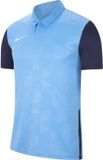 Nike Trophy IV Sportpolo - Kinderen - Unisex - Korte mouw - Polyester - Lichtblauw/Navy - Maat 128