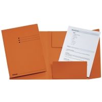 Esselte 3 klepsmap met lijnbedrukking oranje A4 - 50 stuks