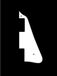 Boston LP-113-W pickguard, LP-model, standard, 1 ply, white