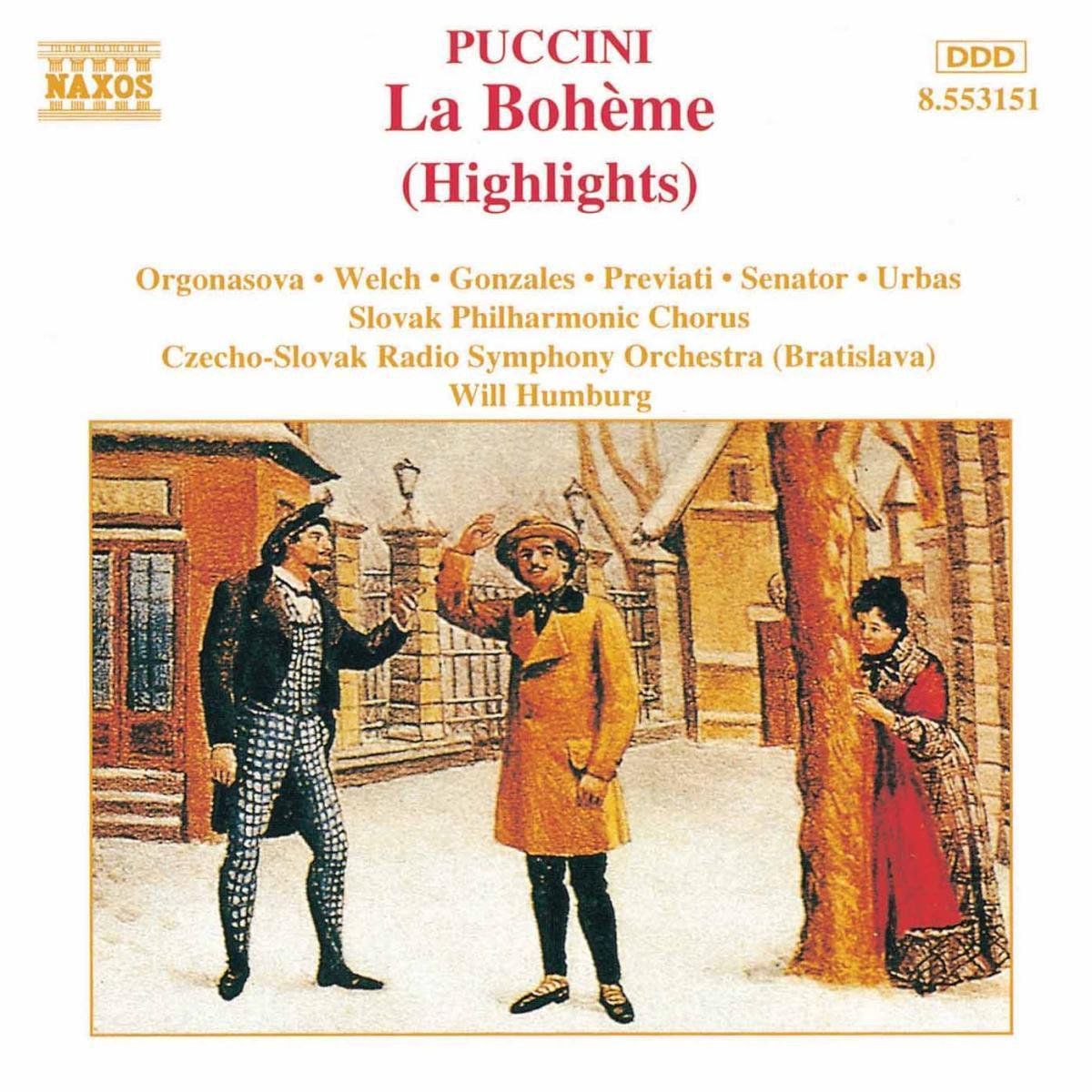 OUTHERE Giacomo Puccini: La Boheme Selezione CD