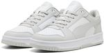 PUMA Rebound Slam Lo Unisex Lage Sneakers - Glacial Gray-PUMA White - Maat 46