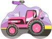Concorde Spaarpot blik tractor - paars