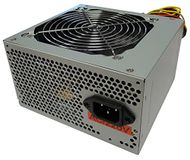 Waytex Bastlerlot stroomvoorziening ATX dubbele ventilator PFC actief 450 W zilver