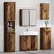vidaXL Ensemble de meubles de salle de bain, 3 pièces, bois vieilli, 64,5 x 33,5 x 59 cm