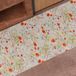 PETTI Artigiani Italiani - Keukentapijt, antislip, wasbaar, loper, keuken, loper, keuken, loper, 52 x 100 cm, bloemenpatroon 10, 100% Made in Italy