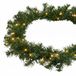 Spetebo Kerstslinger groen met 35 LED lichtketting, warm wit voor buiten - 270 cm