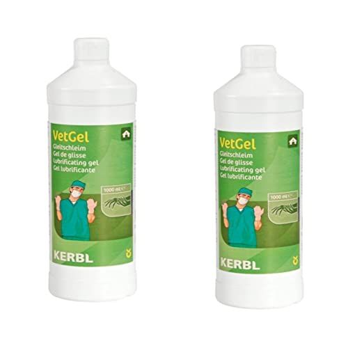 Kerbl 2x Vet Gel Lubricant 1000ml
