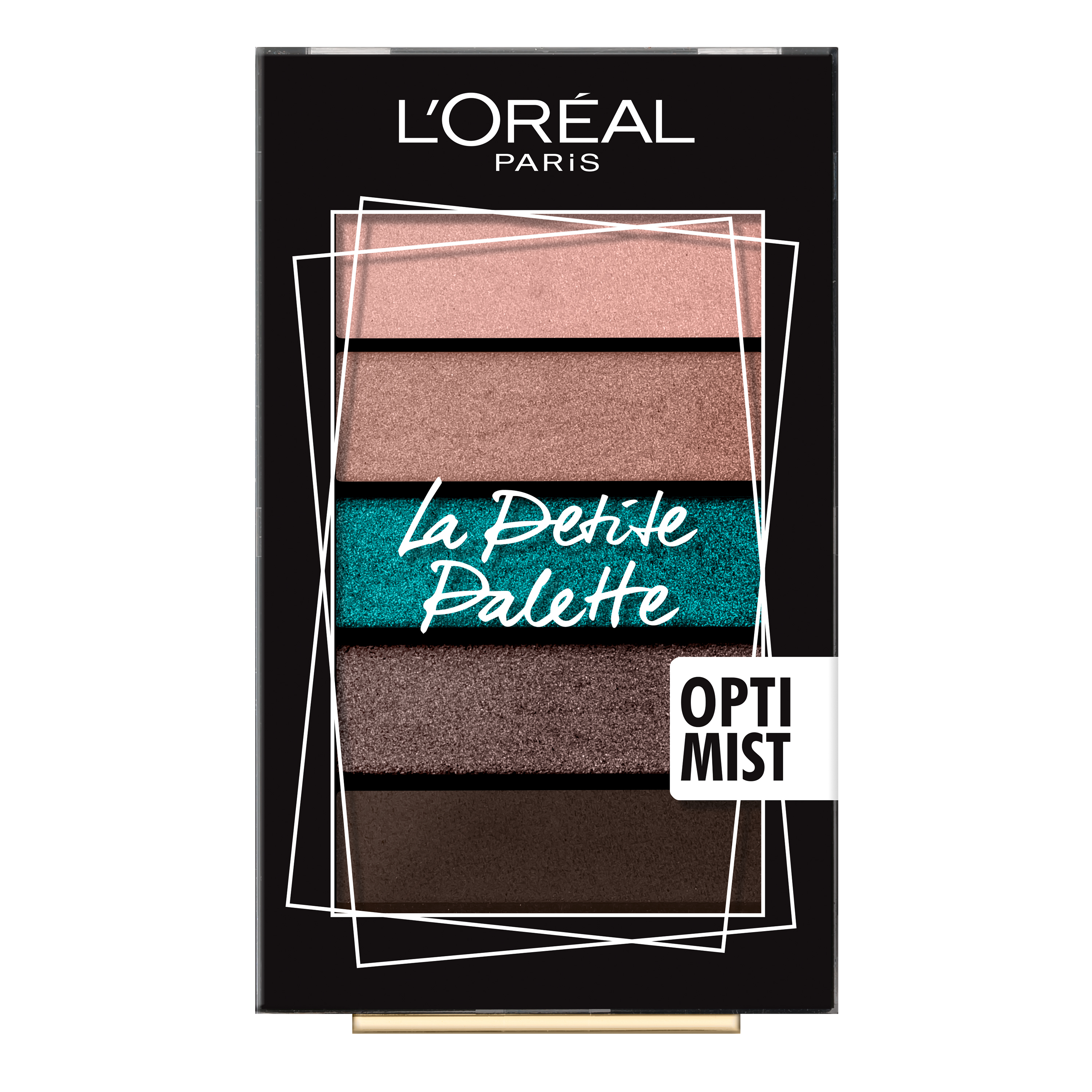 L'OrÃ©al Make-Up Designer La Petite Palette - 03 Optimist - Mini Oogschaduw Palette met 5 Warme en Koele Kleuren Oogschaduw