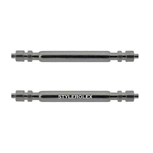 masar Masar-18mm-StyleRolex-Watch Spring Bars- Double Flange (Barrel Shape)