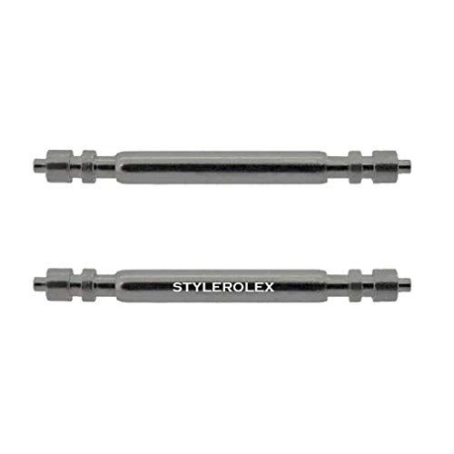 masar Masar-18mm-StyleRolex-Watch Spring Bars- Double Flange (Barrel Shape)