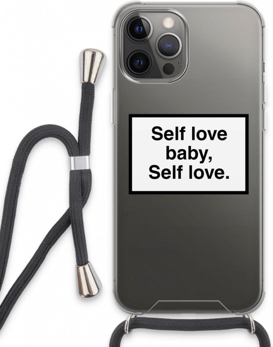 CaseCompany Case Company® - iPhone 13 Pro Max hoesje met Koord - Self love