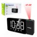 GreenBlue - Wekker met FM-radio - LED - USB 5V DC + CR2032, GB172