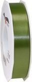 Merkloos Cadeaulint - 2,5 cm x 91 meter - Olijf groen - Satijn