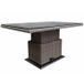 AVH-Collectie Miami Miami lounge-diningtafel 130x75xH47-71 cm in hoogte verstelbaar grijs