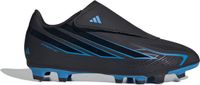 adidas Performance F50 Hyperfast Club junior imitatieleren voetbalschoenen - zwart/blauw