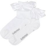 Dr. Martens Satin Frill Sock - S-M - Vrouwen - Wit