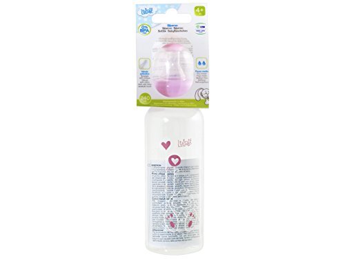 Lulabi Set 6 Biberon Polipropilene/Silicone Collo Stretto 240 ml Cura del bambino