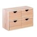 ARANAZ S.L. MANUFACTURAS DE LA MADERA Miniblok met 4 laden van grenenhout