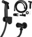Douche de toilette noire en inox sans marque