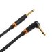 Quiklok Vitamina/c-a5bk Professionele Instrumentenkabel Hoekige Jack Mono 6,35 mm