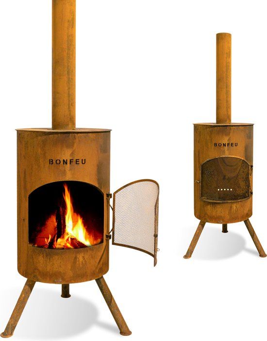 BonFeu BonTon 40 Roest Tuinhaard - 145cm