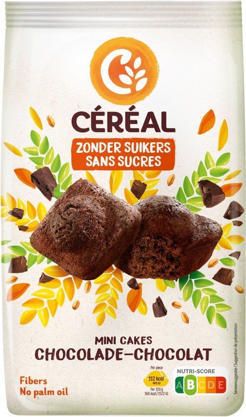 Céréal Mini Cakes Chocolade - 196g