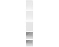 vidaXL Wandplank Wit 120 x 20 x 136 cm Bewerkt hout