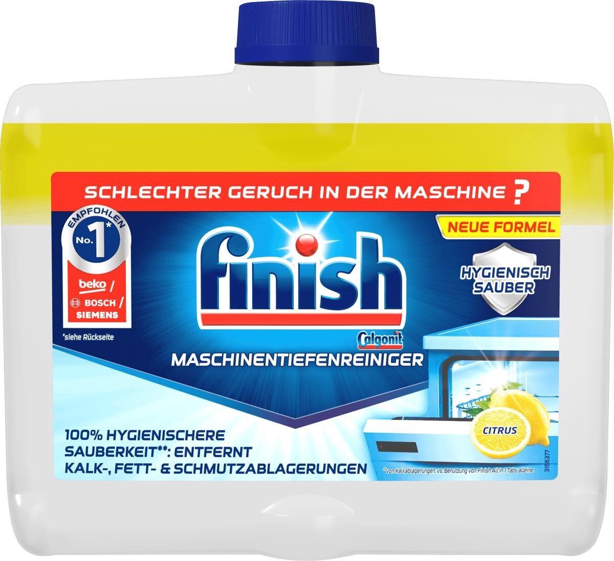 FINISH Vaatwasmachinereiniger - Citroen - 1 stuk