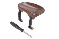 Wittner 4/4 Viool Kinsteun, Middenkinsteun (gecentreerd), High-Tech Kunststof, Anatomisch Gevormd, Allergiegetest, Palissanderkleur, Made in Germany, 253111P
