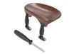 Wittner 4/4 Viool Kinsteun, Middenkinsteun (gecentreerd), High-Tech Kunststof, Anatomisch Gevormd, Allergiegetest, Palissanderkleur, Made in Germany, 253111P