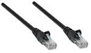 Intellinet Netwerk Patchkabel, Cat5e, 0,25 m, CCA, U/UTP, PVC, Vergulde Contacten, Snagless Cat6, U/UTP, CCA 5 m Zwart