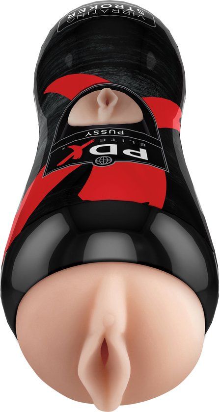 Pipedream PDX Elite Vibrating Masturbator Vagina - Beige