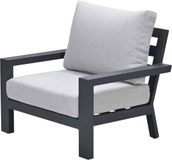 Garden Impressions Geneva aluminium lounge fauteuil - carbon black