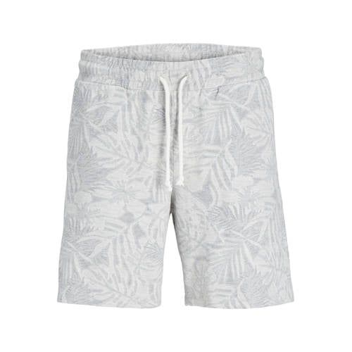JACK & JONES JPSTKARL Loose Fit Shorts - Grey with All Over Print