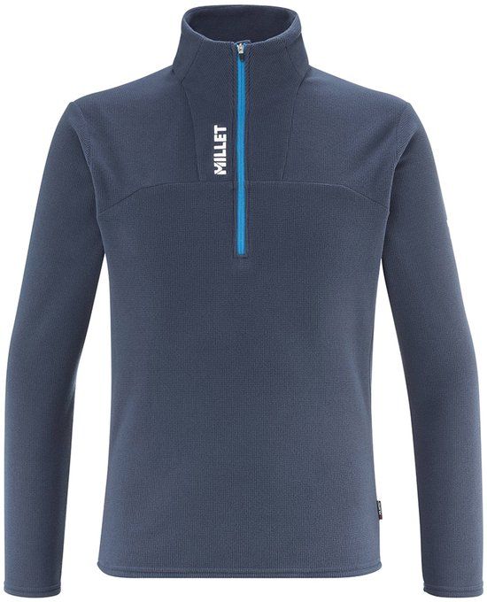 Millet Ubic Lightgrid Fleece Met Halve Rits Blauw S Man