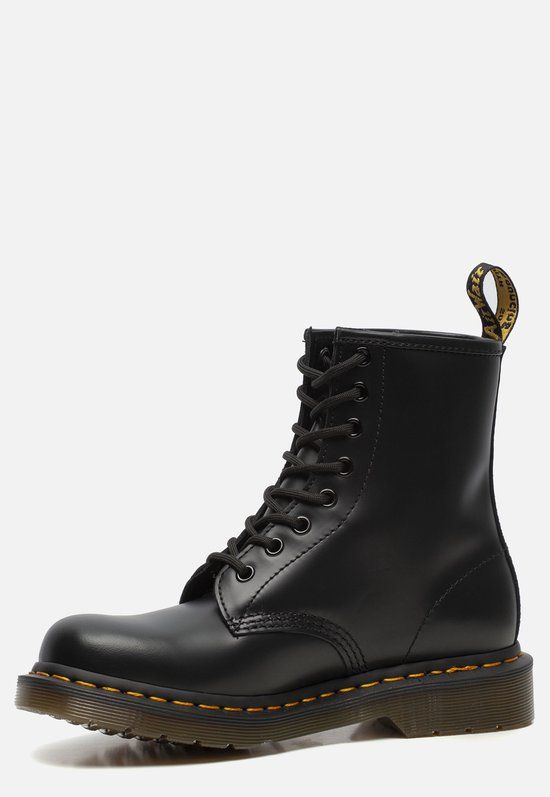 Dr. Martens 1460 Smooth Dames Veterboots - Zwart - Maat 36