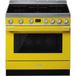 Smeg CPF9IPYW - Vrijstaand fornuis - Geel - Inductie - 5 zones - A+