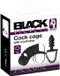 Black Velvets - Peniskooi met butt plug