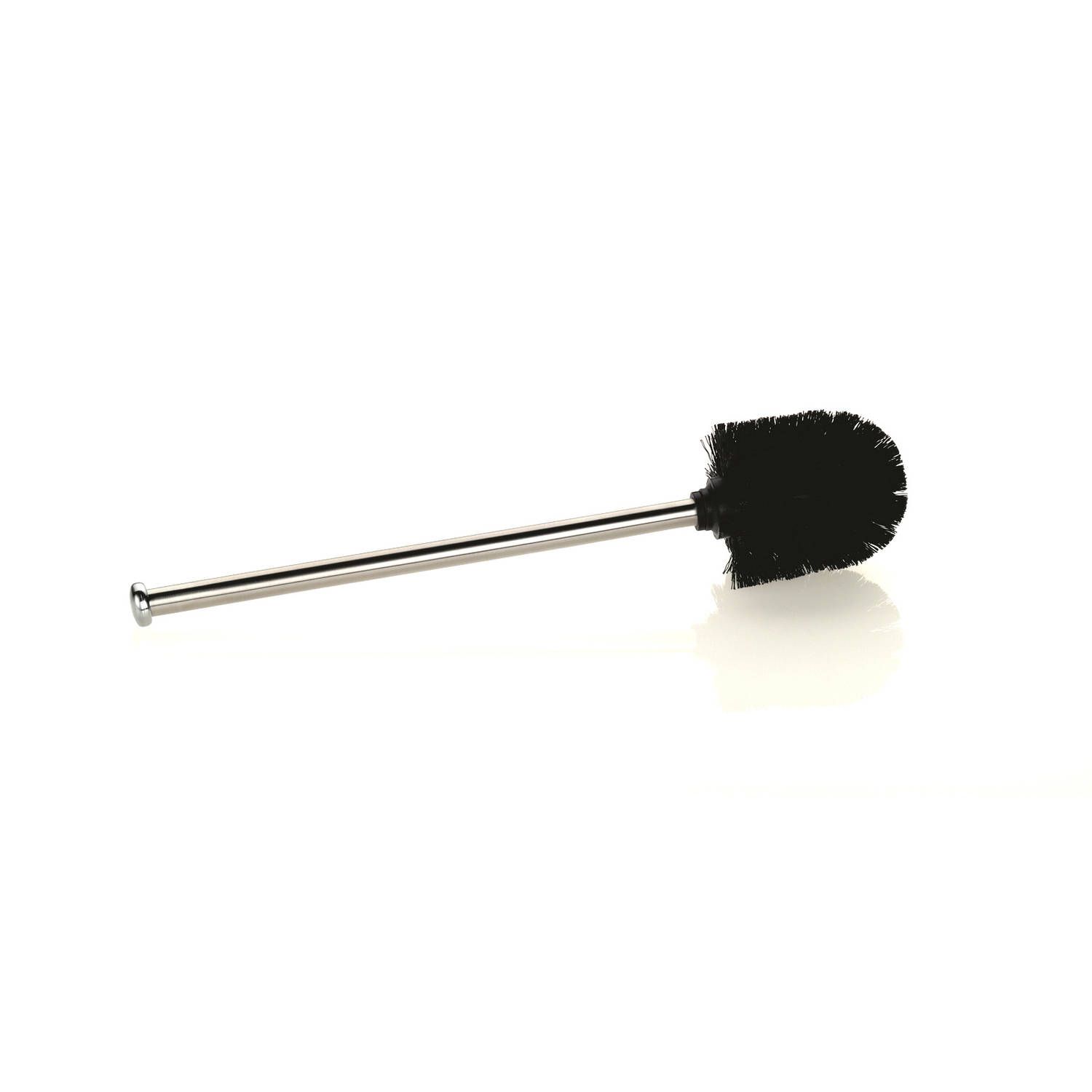Kela Limbio WC-borstel - 8,5 x 35,5 cm - RVS/Siliconen - Zwart