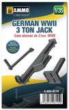 AMMO by Mig Jimenez Modelbouwpakket - AMMO MIG 8115 GERMAN WWII 3 TON JACK Resin onderdeel - 1:35 - Modelbouw