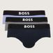 Boss Hugo Boss One mini slips 3 pack blauw-grijs