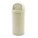 Rubbermaid Commercial Products 15 gal polyethyleen ronde Marshal Classic Trash Can - beige