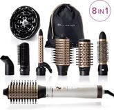 Bellissima Air Wonder 8-in-1 Hot Air Brush - Warm Gold & White - 1000W