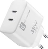 Cellularline Dual Charger 35W Wit