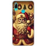 Huawei Honor 10 Lite Bedrukt siliconen hoesje pere noel vintage