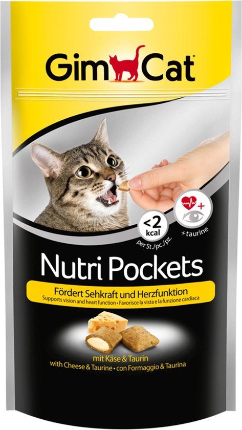 GimCat Nutri Pockets - Eend Rund Kalkoen 150 g