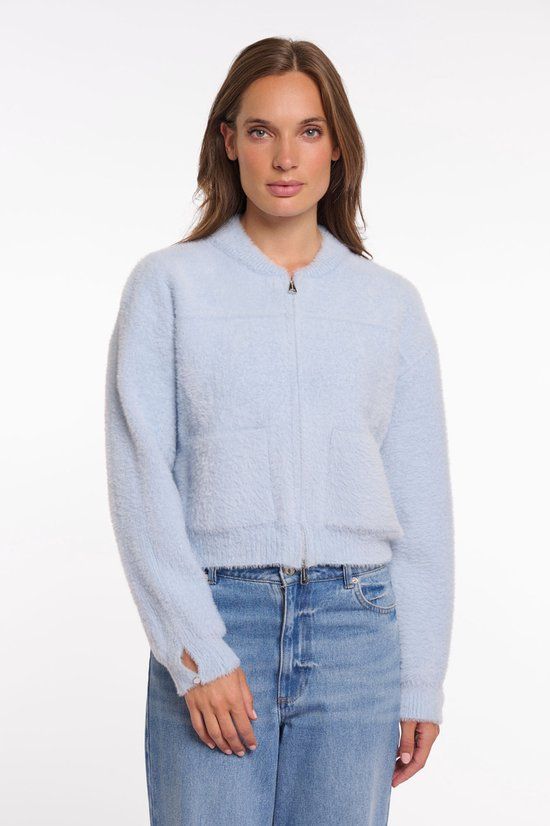 Rino & Pelle Bento Cardigan Lichtblauw XL