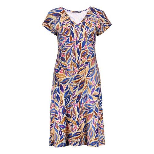 Geisha zomerjurk blauw