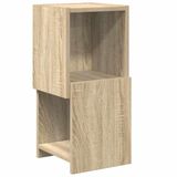 vidaXL - Hoekkast - 25,5x25x55cm - Bewerkt - hout - Sonoma - Eik